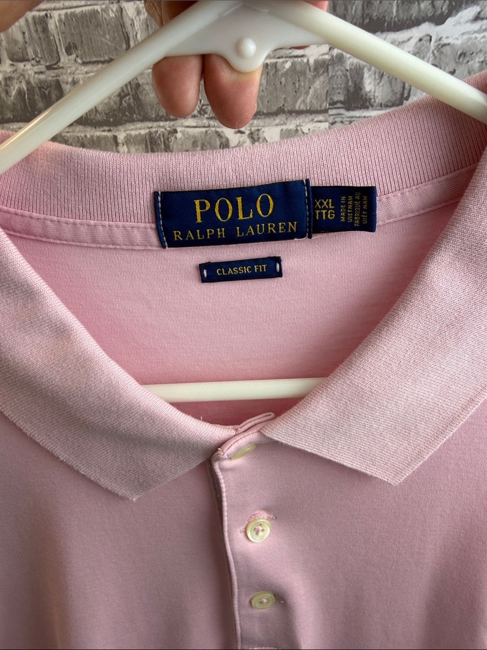 POLO Ralph Lauren Classic Fit Pink Polo - Picture 3 of 4